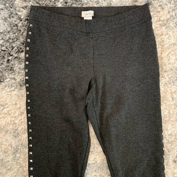 Cache Dark Gray Toreador Leggings Size Medium - Picture 9 of 11